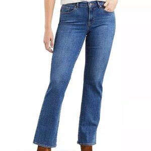 LEVIS * BLUE MEDIUM WASH SLIM BOOTCUT WOMEN'S 515 JEANS PANTS SIZE: 10L